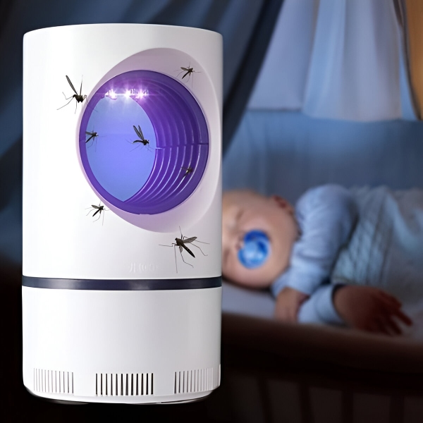 Trampa LED para mosquitos – Solución silenciosa y segura | BUZZOFF