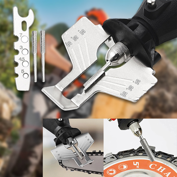 Herramienta amoladora especial para motosierra + lijadora GRINNEX