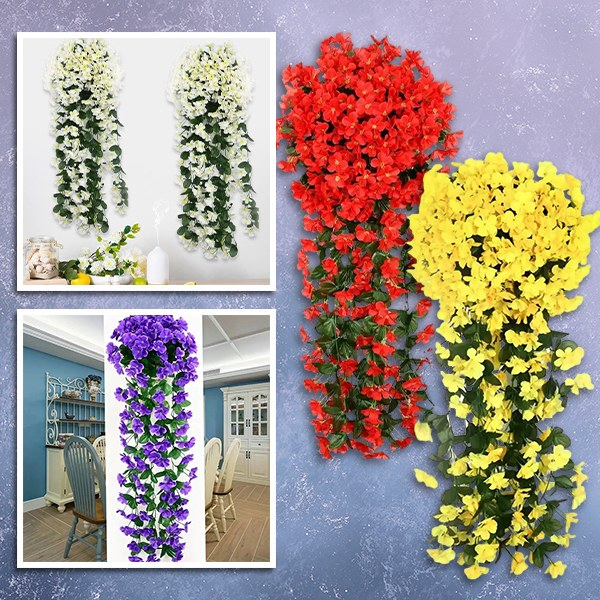 Ramo de flores artificiales colgantes | HANGROSE