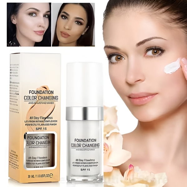 Base de maquillaje para piel madura con cambio de color | DERMOTINT
