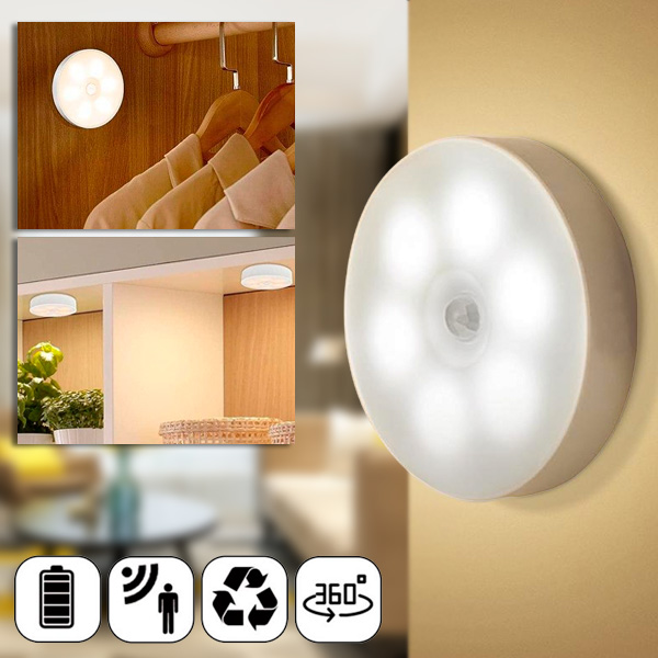 Lámpara LED inteligente con sensor de movimiento | LUMISIGN