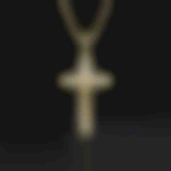 Collar colgante con crucifijo religioso | SALVATORA